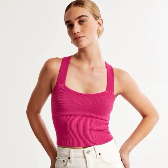 Abercrombie & Fitch Brown Fitted Tank Top Camisole